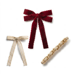 Halo Luxe High-Quality Baby Hair Accessories Bundle - Cute & Elegant Hair Styling Set