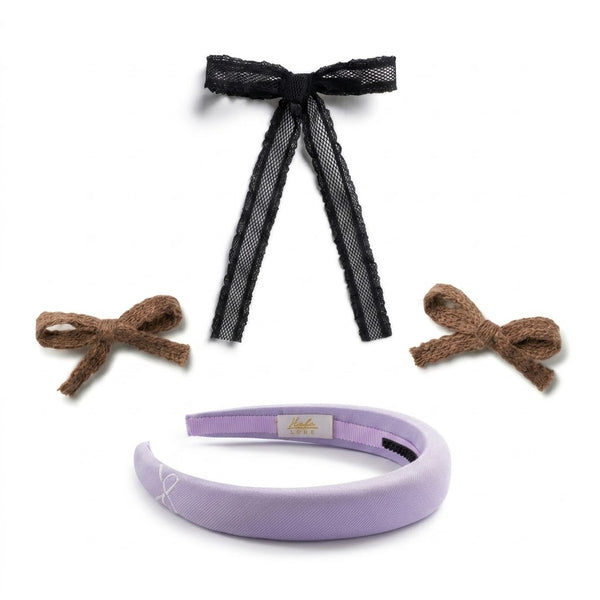 Halo Luxe High-Quality Baby Hair Accessories Bundle - Designer Baby Hair Collection