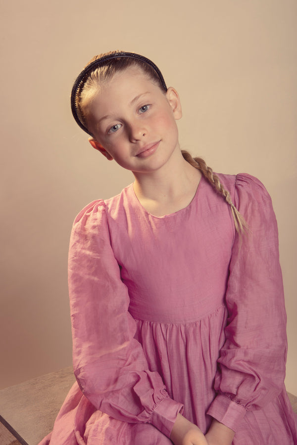 Halo Luxe Ice Crystal Headband - Black