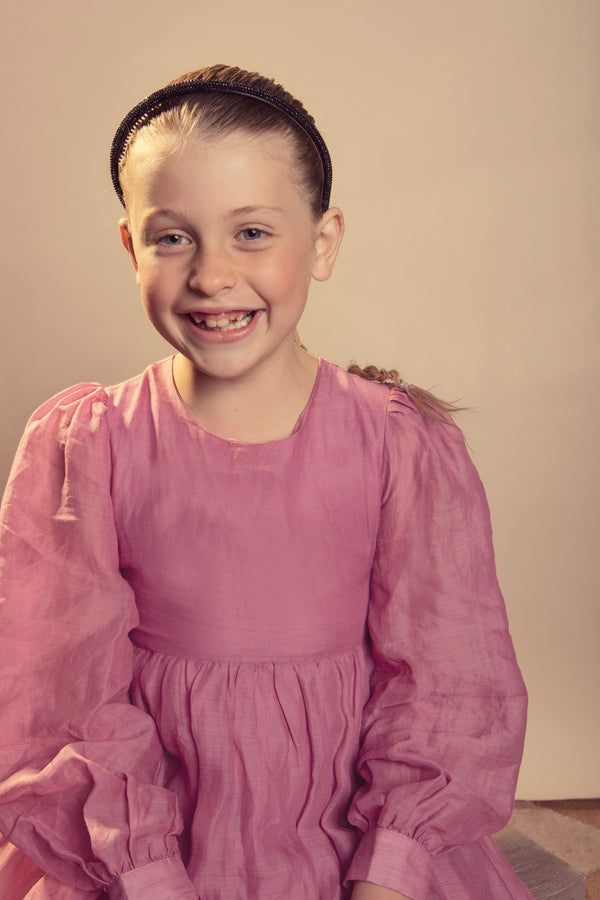 Halo Luxe Ice Crystal Headband - Black