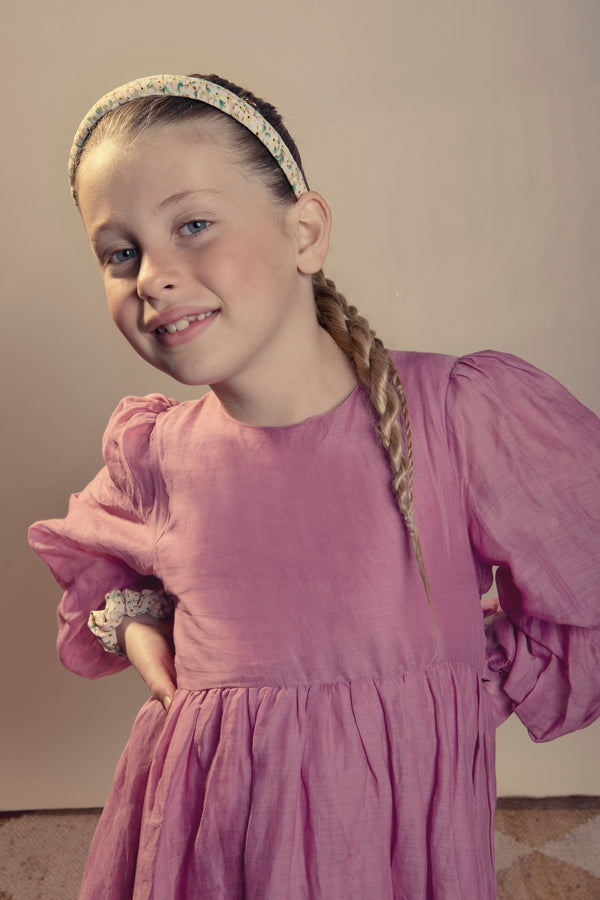 Halo Luxe Lilly Floral Print Headband - Blush