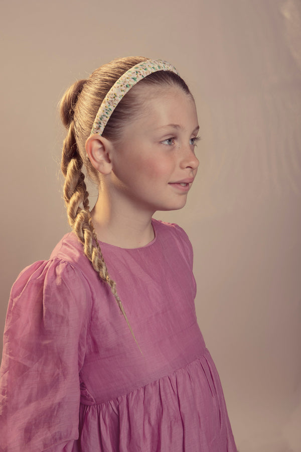 Halo Luxe Lilly Floral Print Headband - Blush