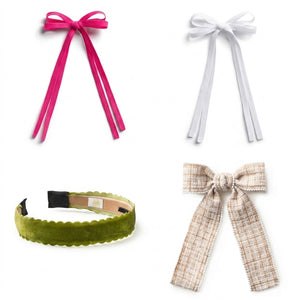 Halo Luxe Luxury Baby Girl Gift Bundle - Cute & Elegant Hair Styling Set