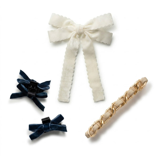 Halo Luxe Soft & Comfortable Baby Accessories Bundle - Premium Soft Fabric Accessories