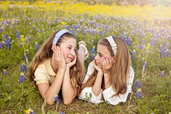 Halo Luxe Sweetie Linen Fringe Headband - Lavender