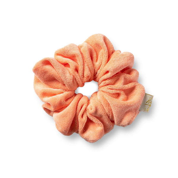 Halo Luxe Terry Scrunchie - Peach