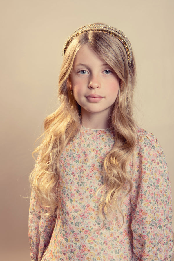 Halo Luxe Twinkle Double Tiara - Champagne