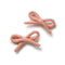 Halo Luxe Juliana Textured Knit Double Clip - Pink