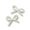 Halo Luxe Juliana Textured Knit Double Clip - Ecru