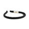 Halo Luxe Juliana Textured Knit Headband - Black