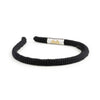 Halo Luxe Juliana Textured Knit Headband - Black
