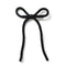 Halo Luxe Juliana Textured Knit Long Tail Clip - Black