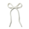 Halo Luxe Juliana Textured Knit Long Tail Clip - White