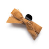 Halo Luxe Laura Velvet Bow Large Claw Clip - Mocha