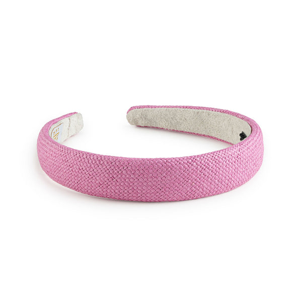Halo Luxe Tabitha Luxe Linen Headband - Pink