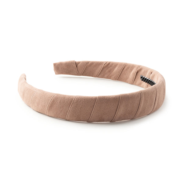 Halo Luxe Scarlett Suede Headband - Tan