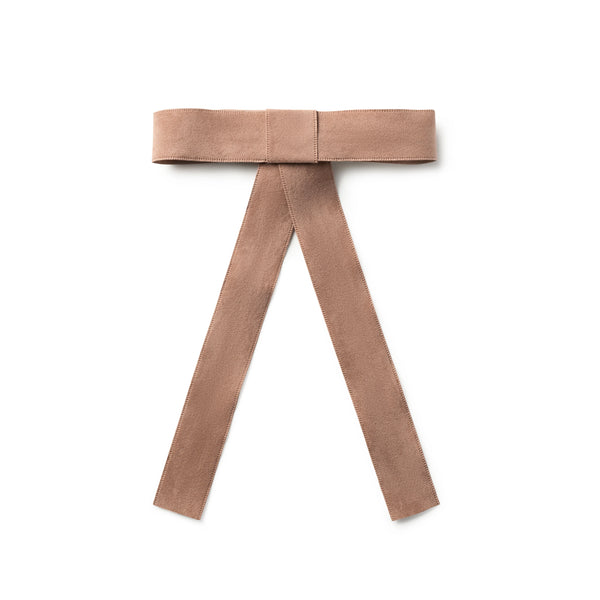 Halo Luxe Scarlett Suede Long Tail Clip - Tan