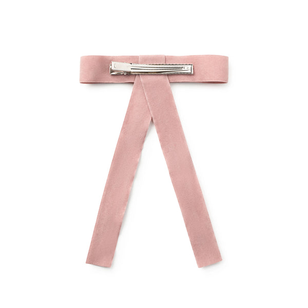 Halo Luxe Scarlett Suede Long Tail Clip - Rose