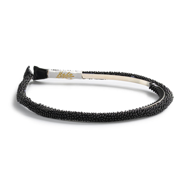 Halo Luxe Sprinkle Pearl Headband - Black