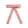 Halo Luxe Taffy Patent Leather Bow Clip - Coral
