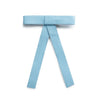 Taffy Patent Leather Bow Clip - Powder Blue