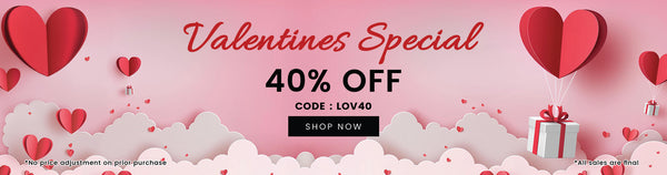 Valentines Special 40% OFF 