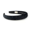 Halo Luxe Vivienne Studded Velvet Headband - Black