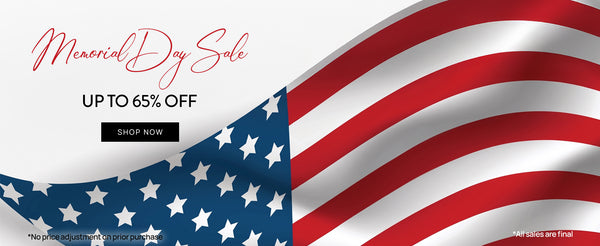 Memorial Day Sale UP TO 65% OFF 