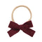 Halo Luxe Abigail Luxe Corduroy Baby Headband - Wine