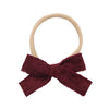 Halo Luxe Abigail Luxe Corduroy Baby Headband - Wine