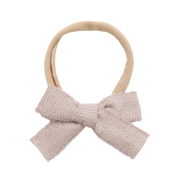 Halo Luxe Abigail Luxe Corduroy Baby Headband - Ecru