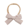 Halo Luxe Abigail Luxe Corduroy Baby Headband - Ecru