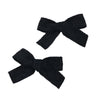 Halo Luxe Abigail Luxe Corduroy Double Clip Set - Black