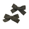 Halo Luxe Abigail Luxe Corduroy Double Clip Set - Olive