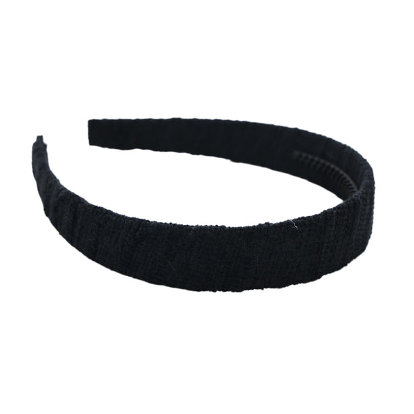 Halo Luxe Abigail Luxe Corduroy Headband - Black