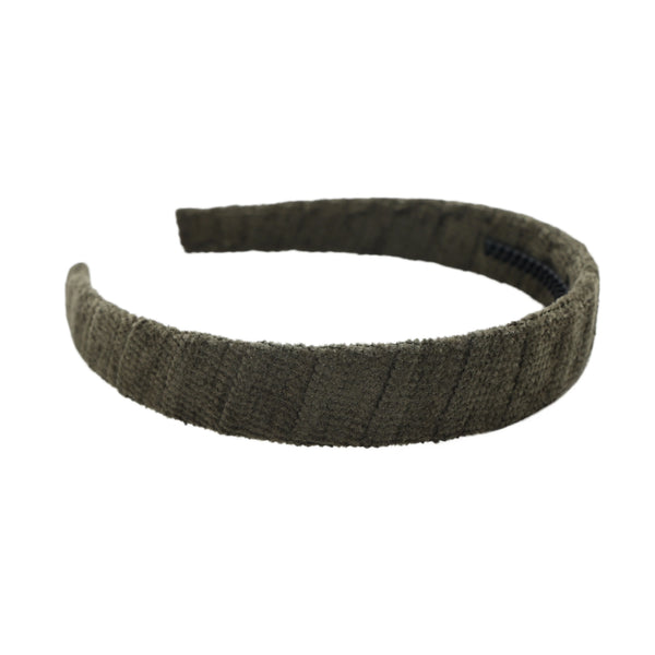 Halo Luxe Abigail Luxe Corduroy Headband - Olive