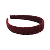 Halo Luxe Abigail Luxe Corduroy Headband - Wine