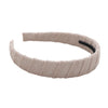 Halo Luxe Abigail Luxe Corduroy Headband - Ecru