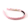 Halo Luxe Bea Braided Rope Headband - Pink