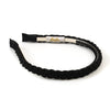 Halo Luxe Bea Braided Rope Headband - Black