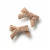 Halo Luxe Clara Tweed Double Clip Set - Caramel