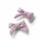Halo Luxe Clara Tweed Double Clip Set - Lavender