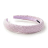 Halo Luxe Clara Tweed Padded Headband - Lavender
