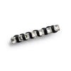 Halo Luxe Crystal Satin Clip - Black
