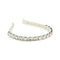 Halo Luxe Crystal Satin Headband - Ivory