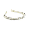 Halo Luxe Crystal Satin Headband - Ivory