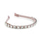 Halo Luxe Crystal Satin Headband - Mauve