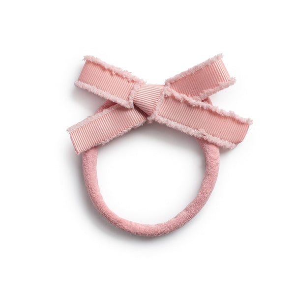Halo Luxe Dahlia Deconstructed Grosgrain Ribbon Baby Band - Pink