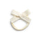 Halo Luxe Dahlia Deconstructed Grosgrain Ribbon Baby Band - Ivory