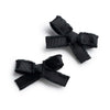 Halo Luxe Dahlia Deconstructed Grosgrain Ribbon Double Clip Set - Black
